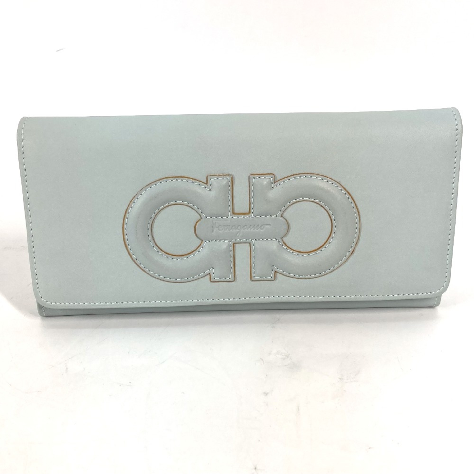 Salvatore Ferragamo Long wallet flap Long Wallet Light blue