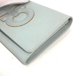 Salvatore Ferragamo Long wallet flap Long Wallet Light blue