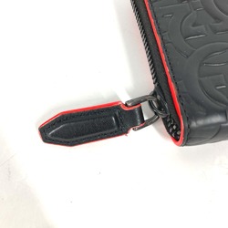 Salvatore Ferragamo Long wallet Zip Around Long Wallet Black Red