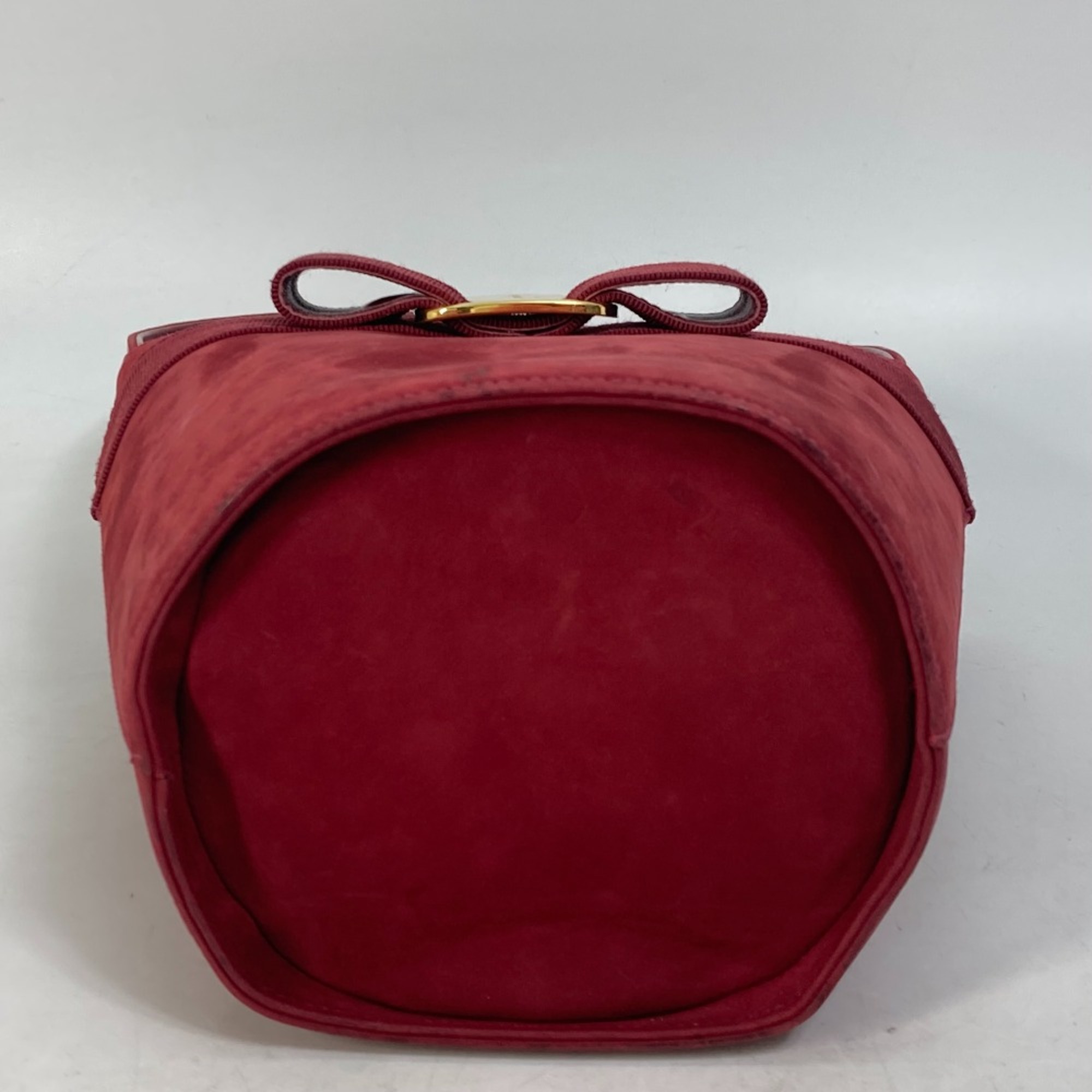 Salvatore Ferragamo Shoulder Bag Shoulder Bag Bag Bucket type Hand Bag RedBased