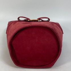 Salvatore Ferragamo Shoulder Bag Shoulder Bag Bag Bucket type Hand Bag RedBased