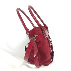 Salvatore Ferragamo 2WAY Bag Shoulder Bag Hand Bag Tote Bag Red