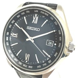 Seiko 7B75-0AB0 analog Wristwatch Silver