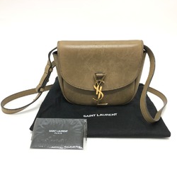 Saint Laurent Paris Small Satchel Shoulder Crossbody Shoulder Bag Brown GoldHardware