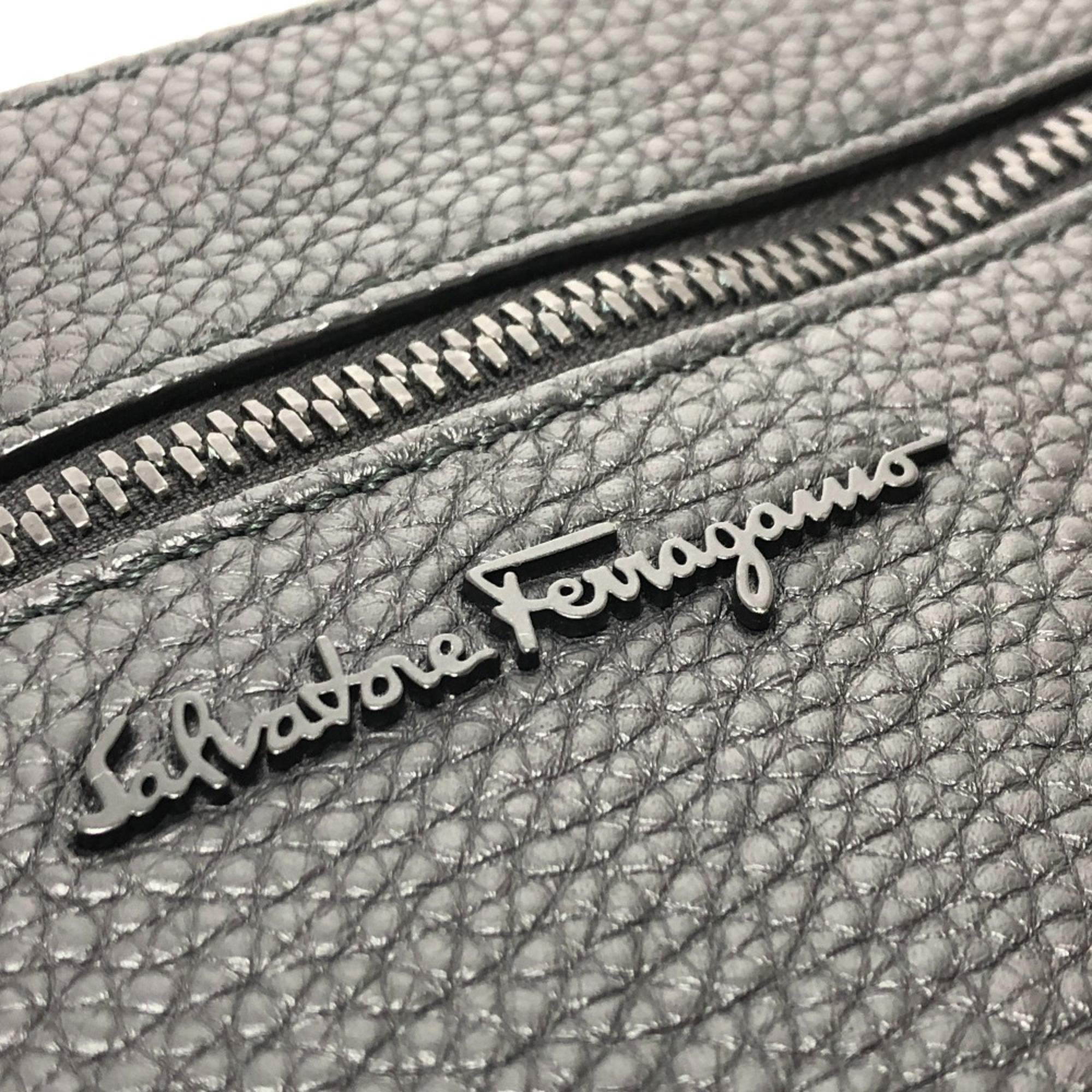 Salvatore Ferragamo logo Cluch Bag bag Clutch bag Black