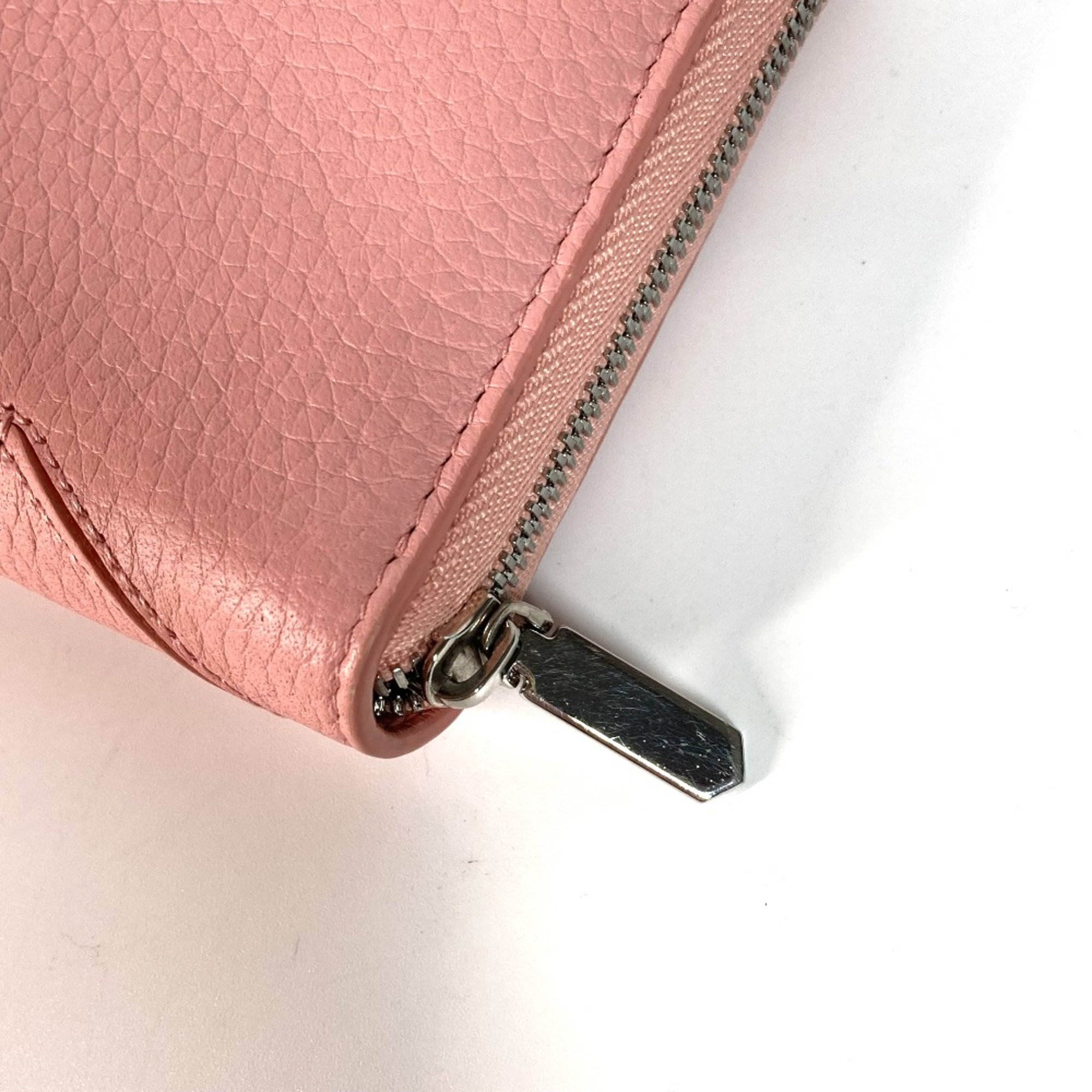 TIFFANY&Co. 72458575 Japan limited Zip Around Long Wallet Brush pink pink