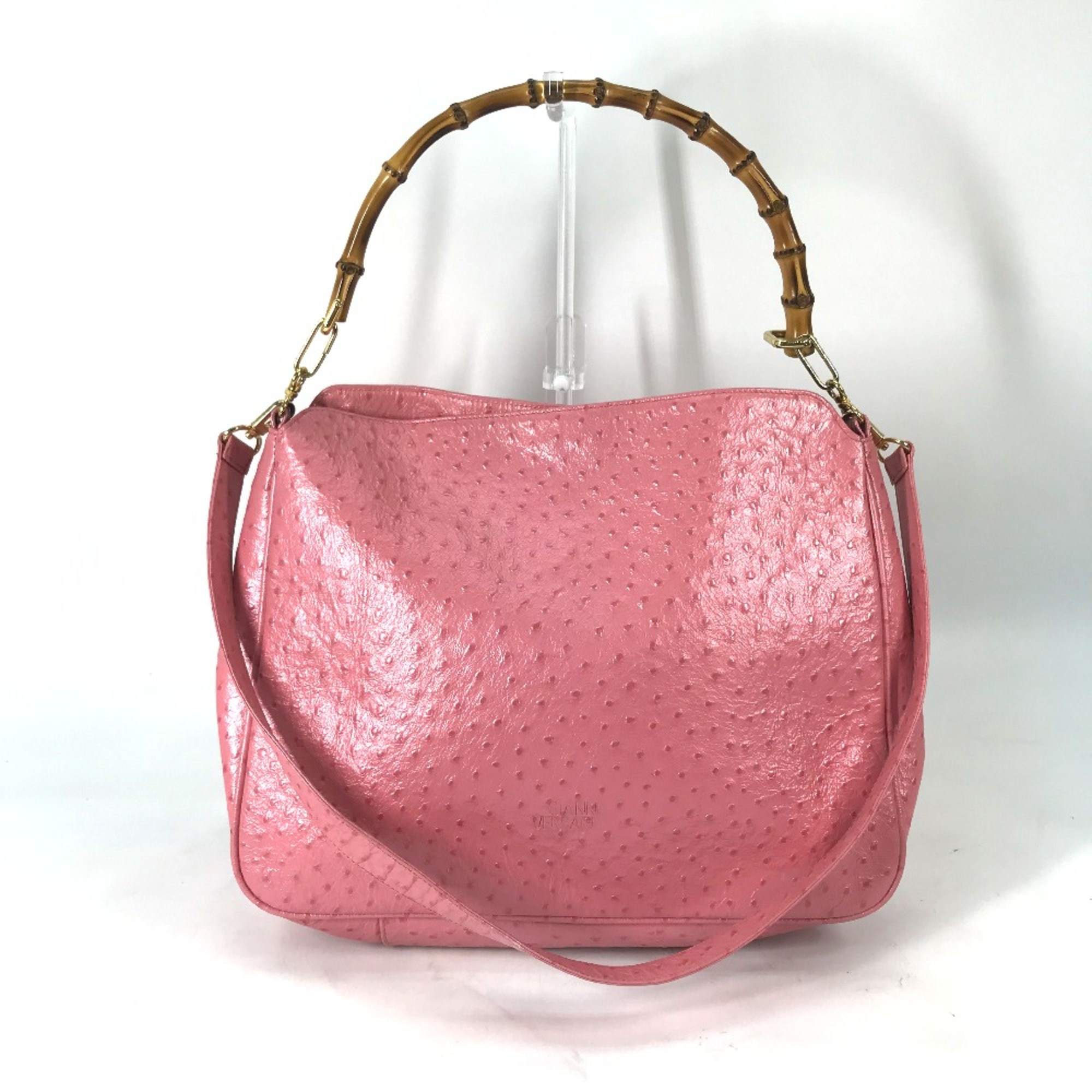 Versace vintage 2WAY bag Crossbody Shoulder Bag pink