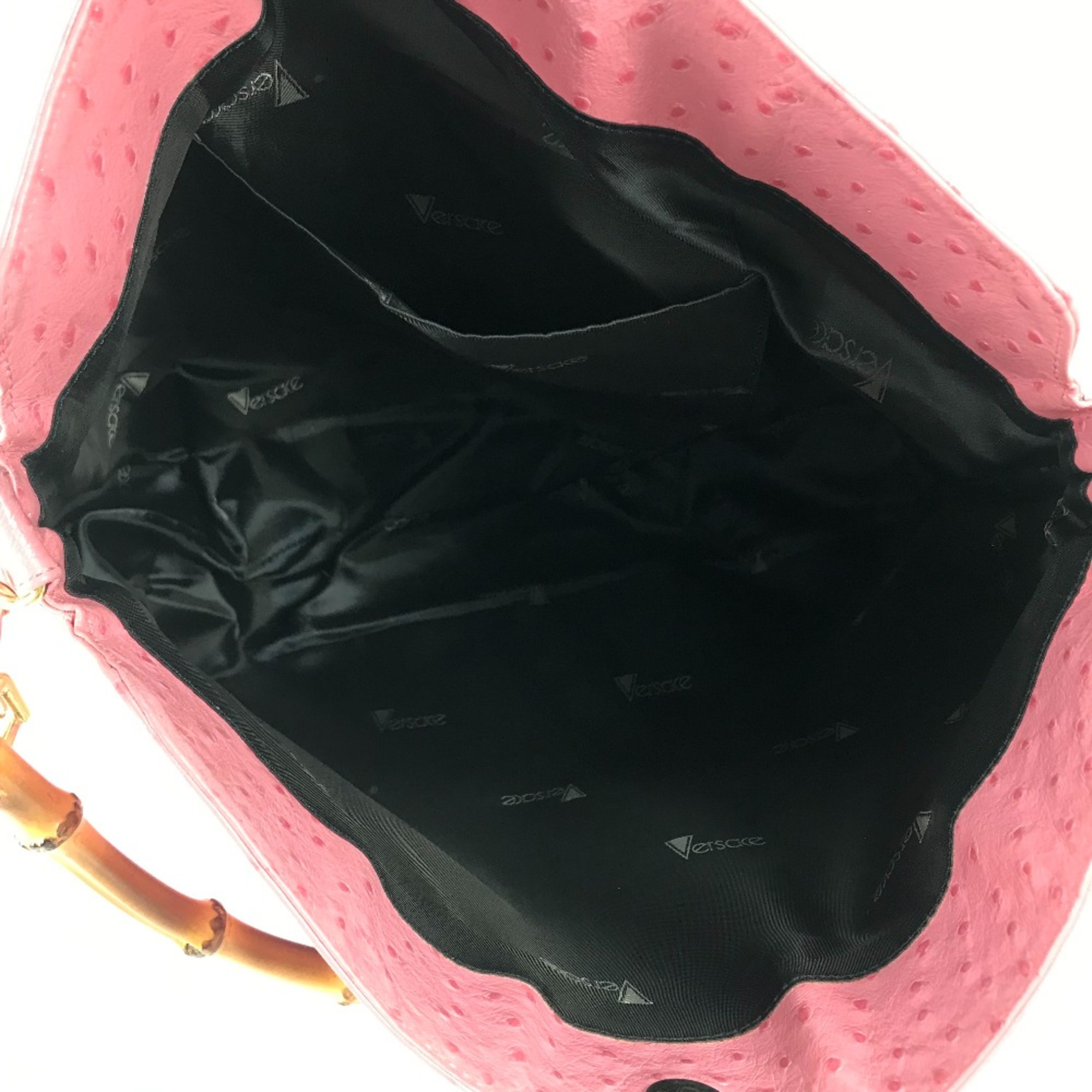 Versace vintage 2WAY bag Crossbody Shoulder Bag pink