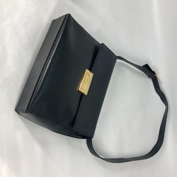 Salvatore Ferragamo bag shawl with flap Shoulder Bag Black Gold