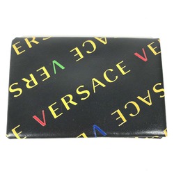 Versace Two fold Business Card Holder Pass Case Card Case Multicolore