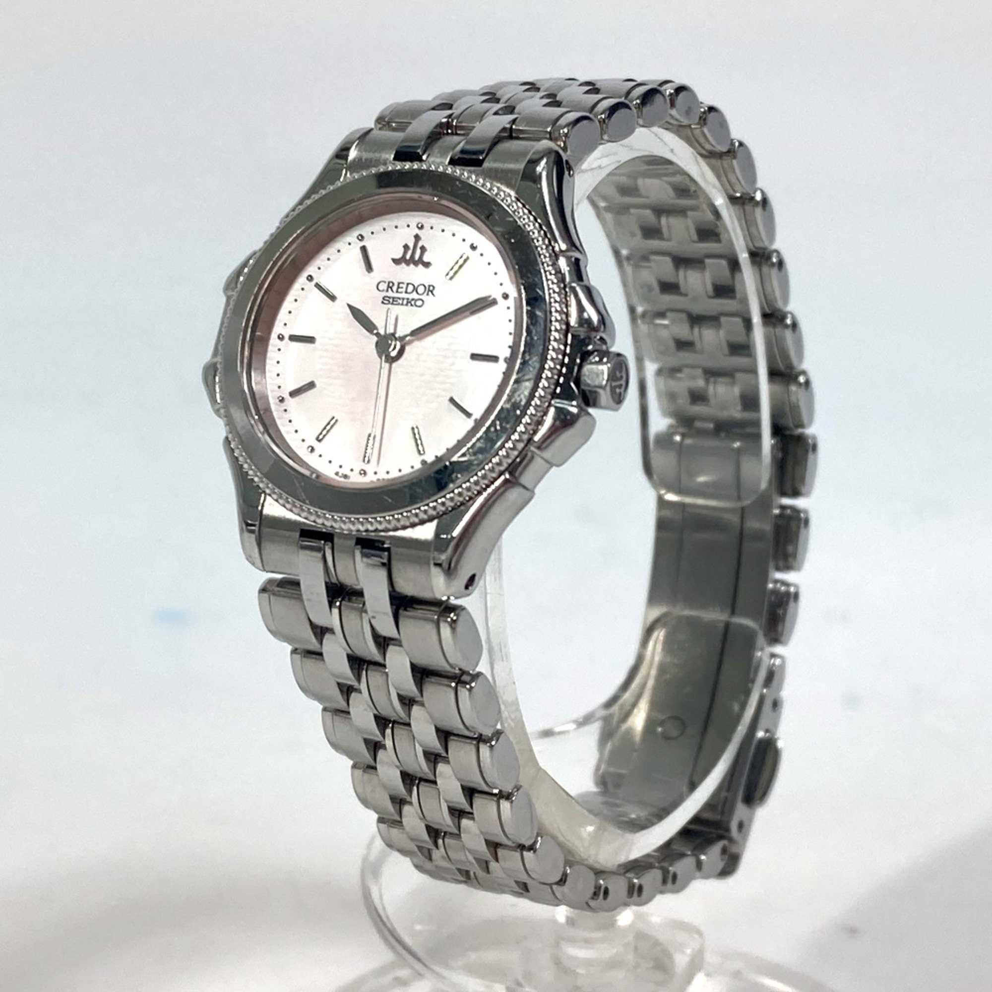 Seiko 4J81-0B20 quartz Wristwatch Silver