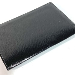 TIFFANY&Co. Business Card Holder Pass Case Folded Card Case Black