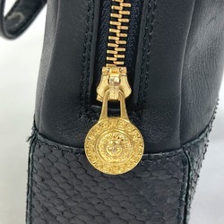 Versace Mini bag Bag Sunburst Hand Bag Black GoldHardware