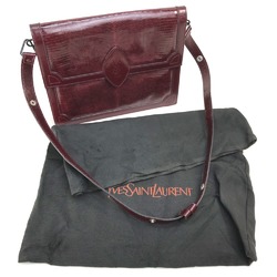 Yves Saint Laurent Bag 2WAY Hand Bag Shoulder Bag Red