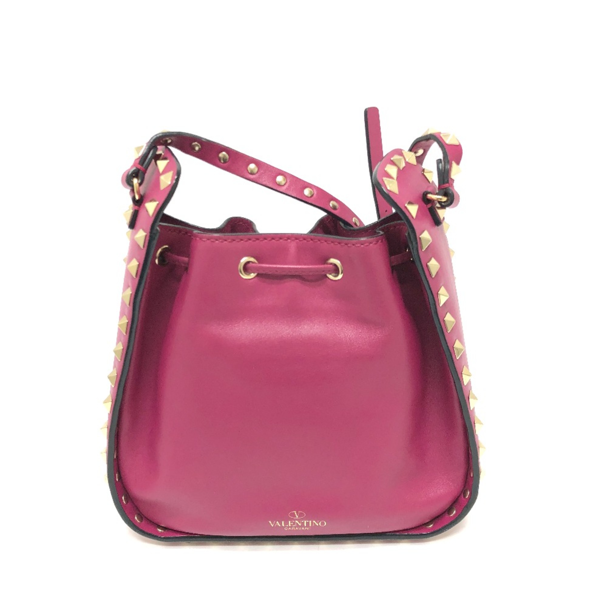 Valentino Drawstring Bag Crossbody Bag Bag Shoulder Bag purple GoldHardware