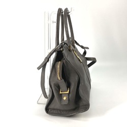 Yves Saint Laurent 400666 Y logo Tote Bag Bag 2WAY Bag Shoulder Bag Crossbody Hand Bag gray Gold