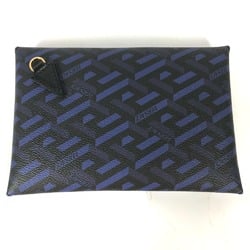 Versace clutch bag bag Pouch blue Black