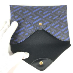 Versace clutch bag bag Pouch blue Black