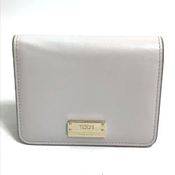 Tods logo Folded wallet Gray Based