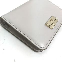 Tods logo Folded wallet Gray Based