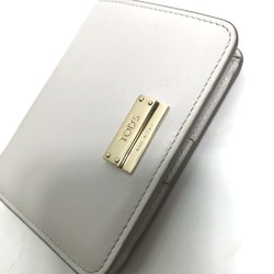 Tods logo Folded wallet Gray Based