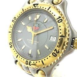 Tag Heuer WG1120 cell Quartz date Wristwatch Silver/Gold