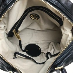 Tory Burch bag with mirror Hand Bag Black/GoldHardware