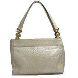 Versace bag embossed Shoulder Bag Beige