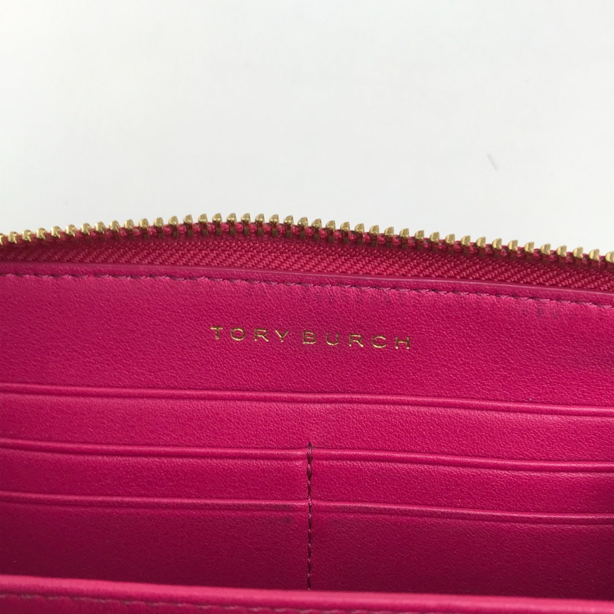 Tory Burch logo Long wallet Long Wallet pink