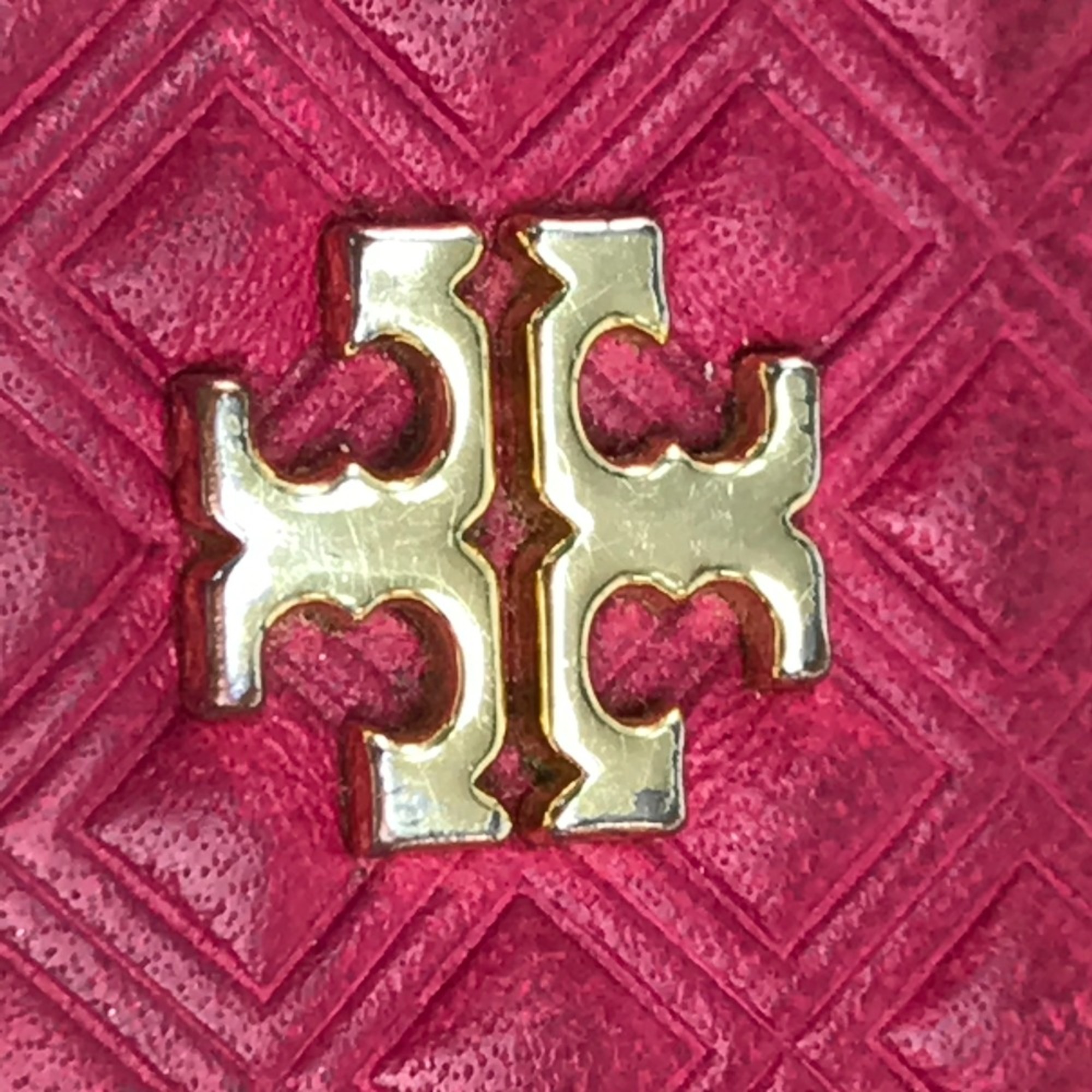 Tory Burch logo Long wallet Long Wallet pink