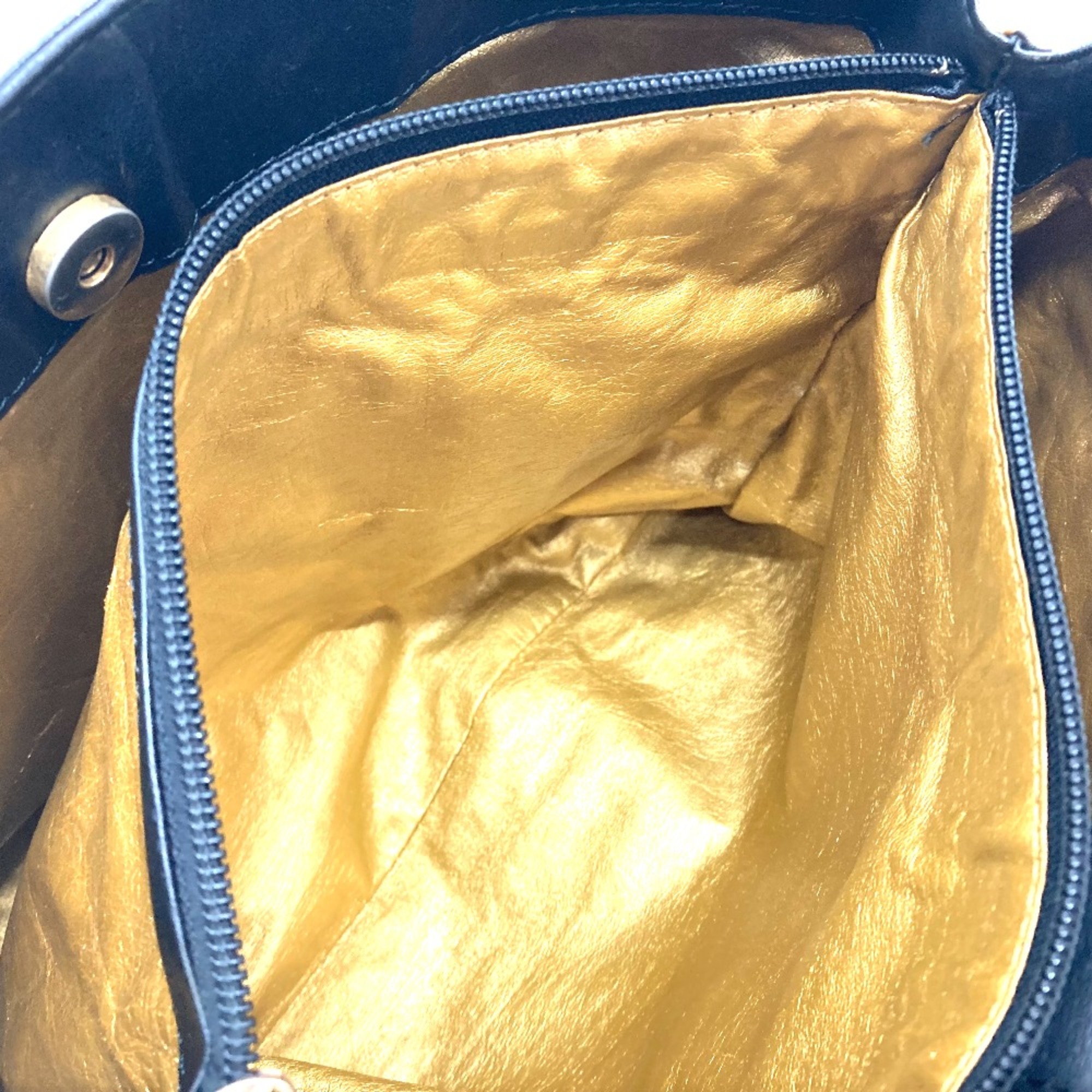 Versace Old Versace bag shawl Tote Bag Yellow Based x Black