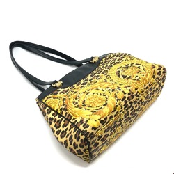 Versace Old Versace bag shawl Tote Bag Yellow Based x Black