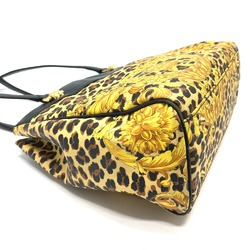 Versace Old Versace bag shawl Tote Bag Yellow Based x Black