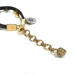 Versace Accessories Bracelet Black Gold