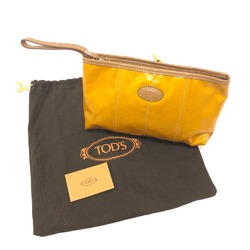 Tods logo Pouch Pouch yellow SilverHardware