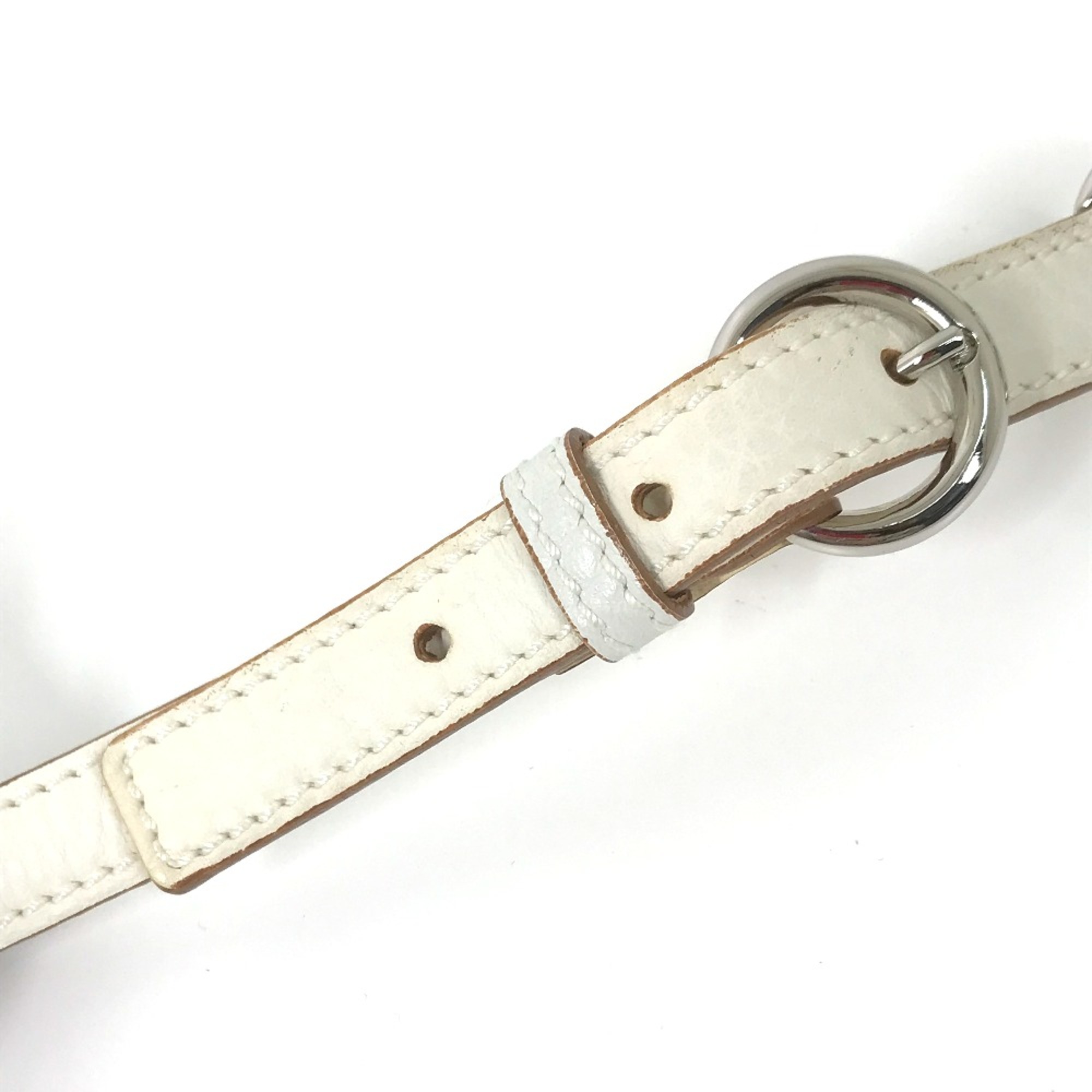 Salvatore Ferragamo Accessories Gancini belt White