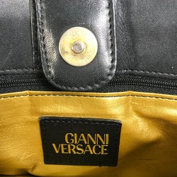 Versace vintage Tote Bag Shoulder bag Shoulder Bag yellow Black