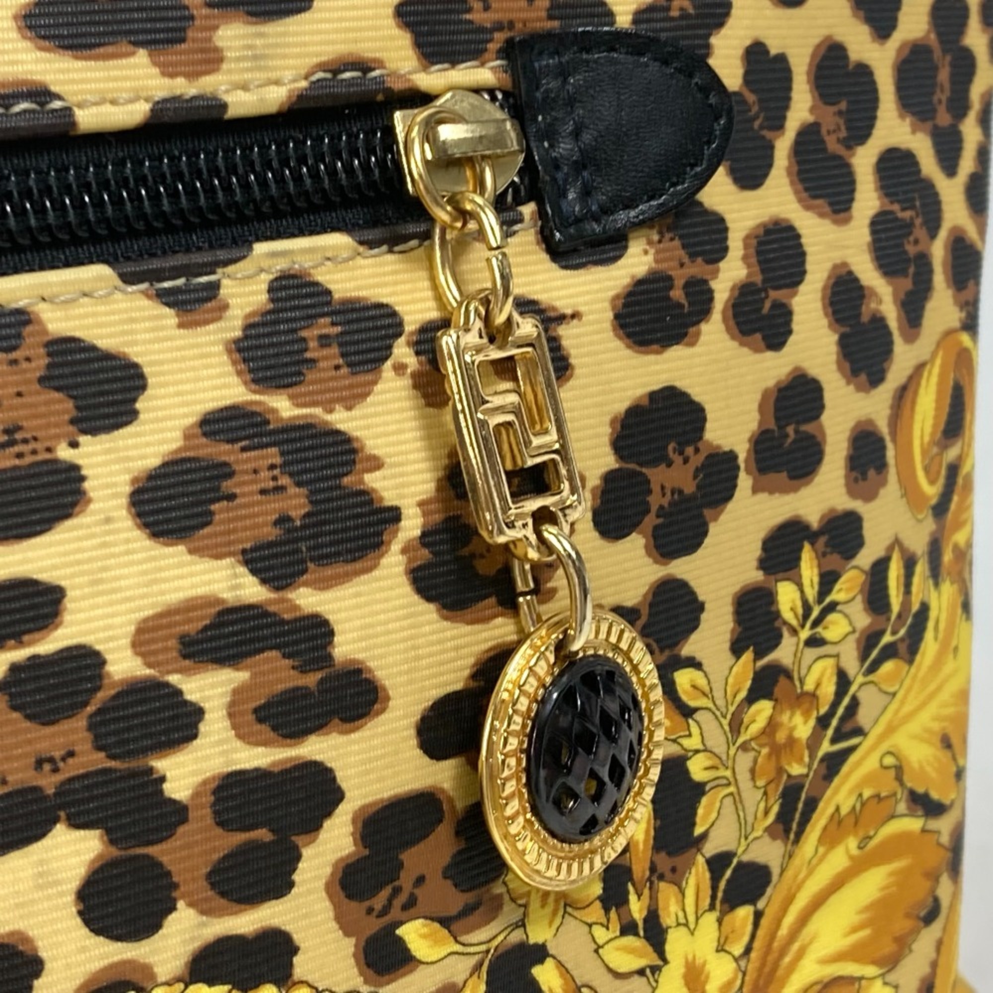 Versace vintage Shoulder bag Tote Bag Shoulder Bag yellow Black