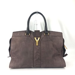 Yves Saint Laurent 279079 Y logo bag shoulder bag Tote Bag BrownBased