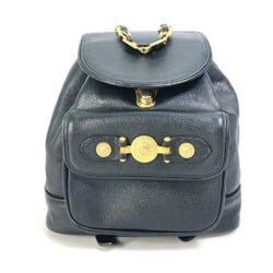 Versace vintage backpack bag Backpack Black Gold