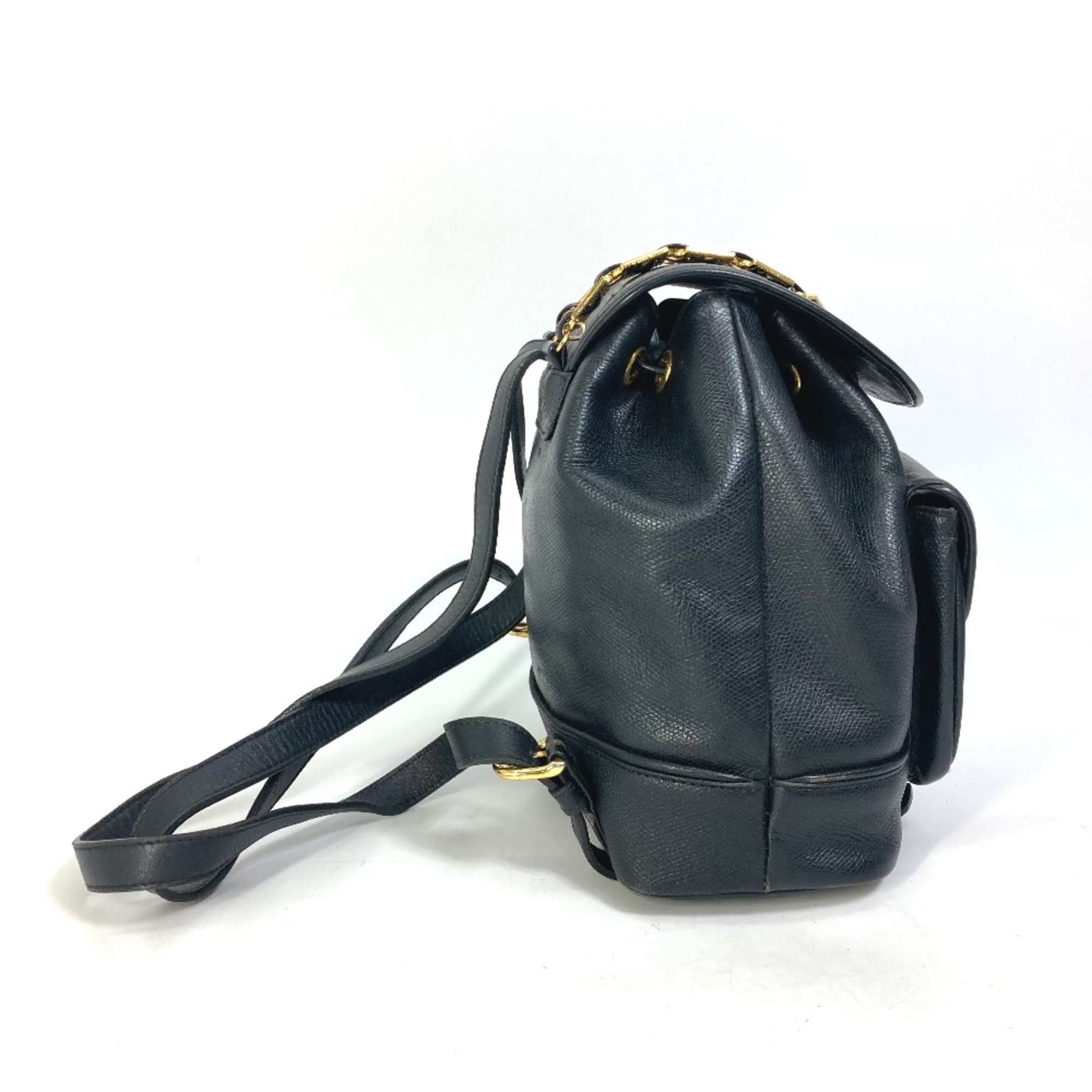 Versace vintage backpack bag Backpack Black Gold