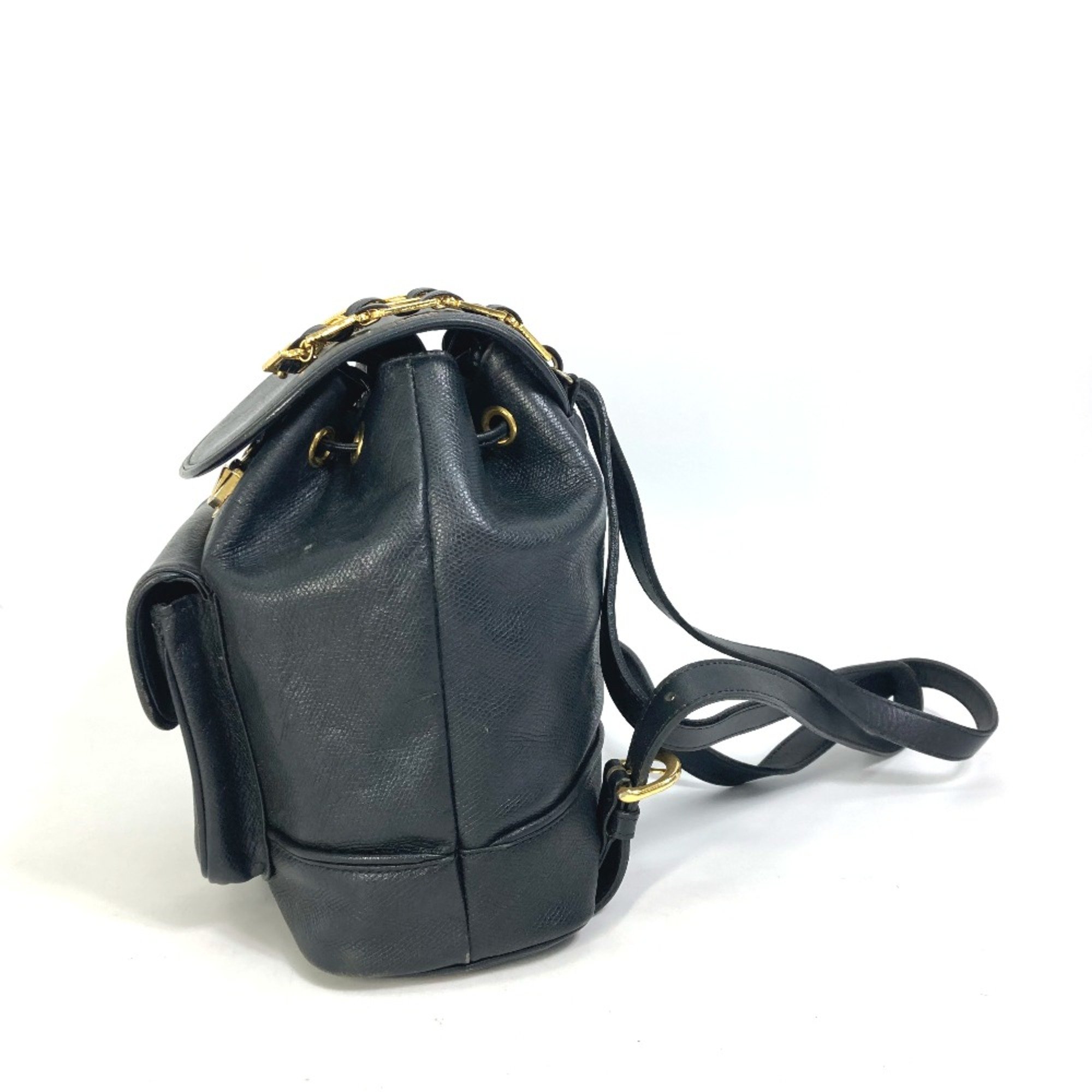 Versace vintage backpack bag Backpack Black Gold