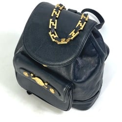 Versace vintage backpack bag Backpack Black Gold