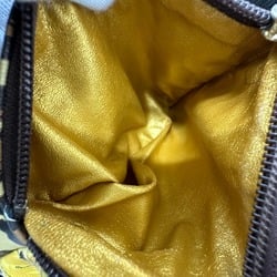 Versace vintage Shoulder Shoulder Bag yellow Black