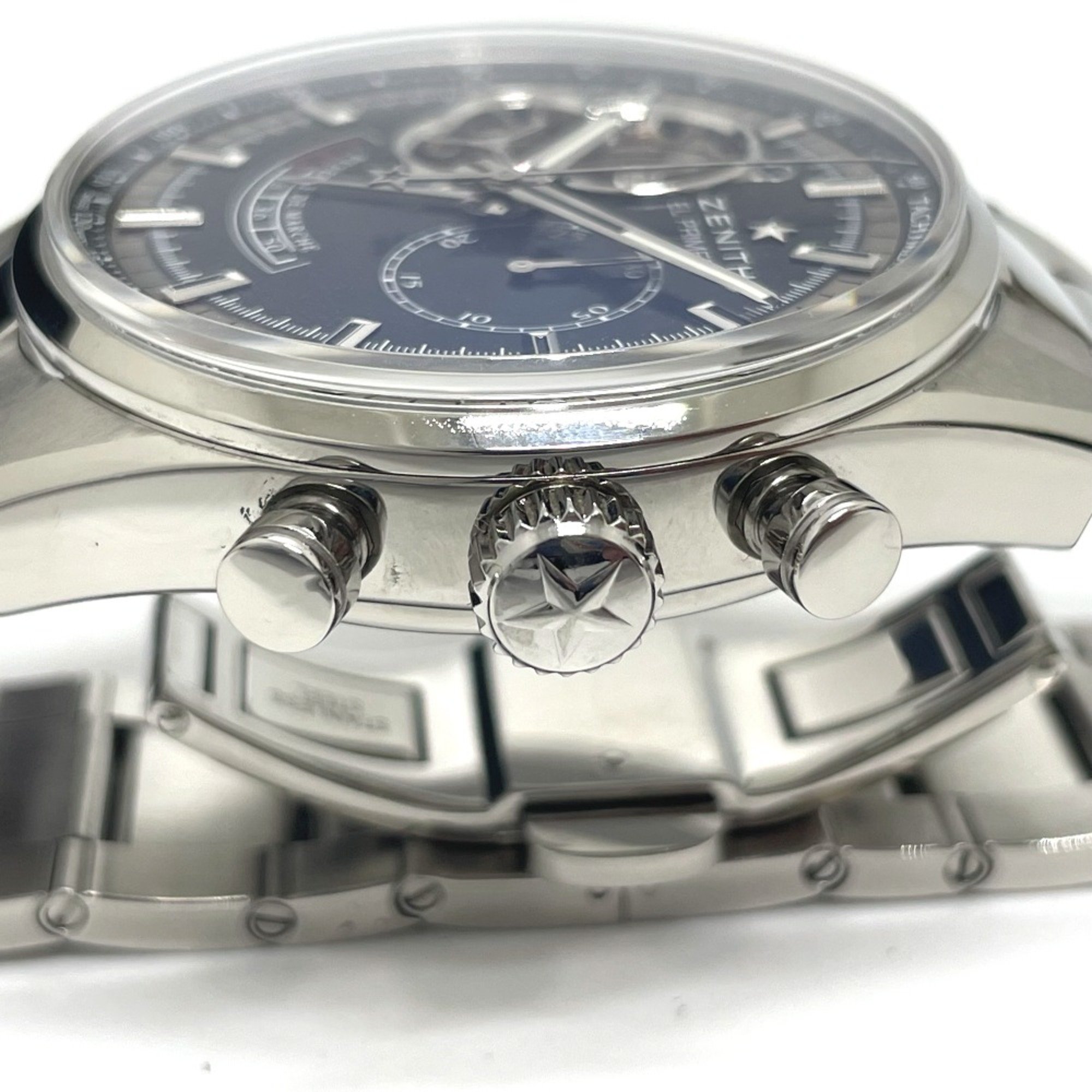 Zenith 03.2080.4021 El Primero Chronomaster Automatic Wristwatch Silver