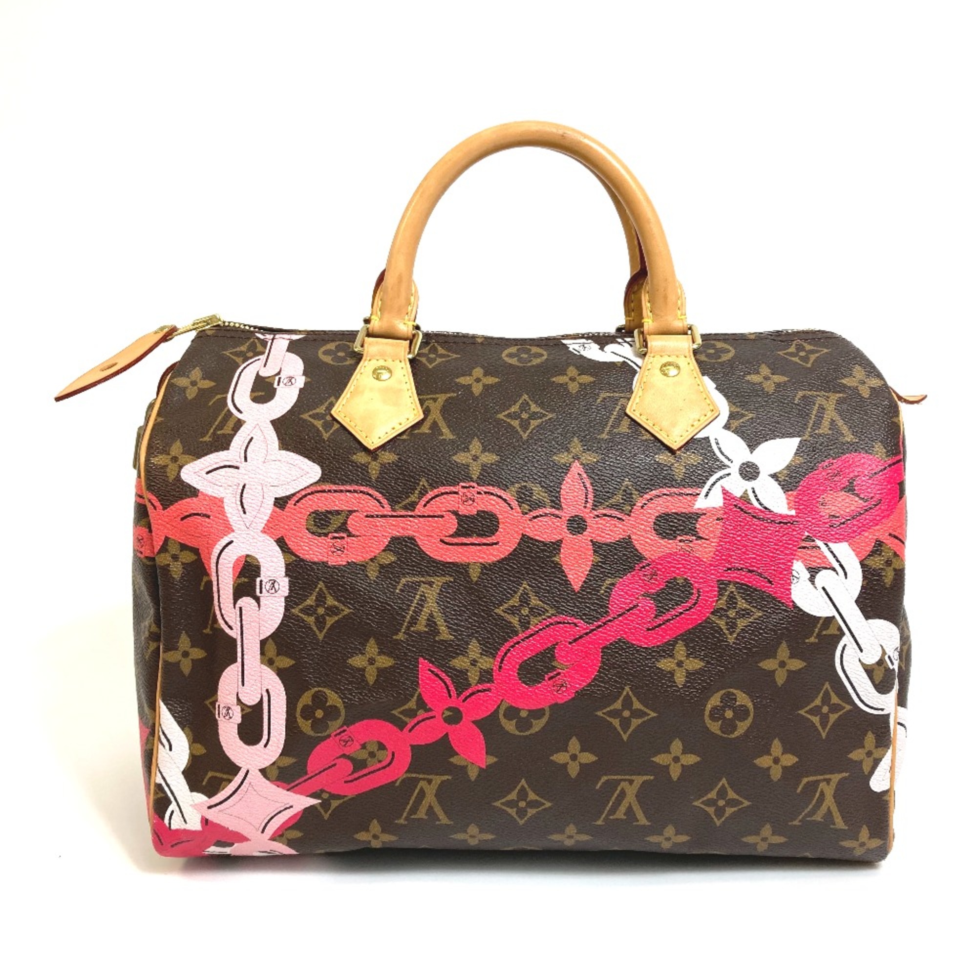 Louis Vuitton M41989 Monogram Bay Bag Duffle Bag Hand Bag Rose valerine Brown