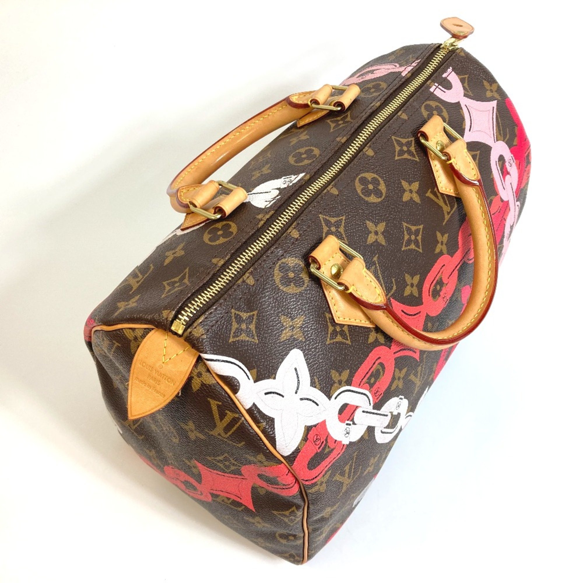 Louis Vuitton M41989 Monogram Bay Bag Duffle Bag Hand Bag Rose valerine Brown