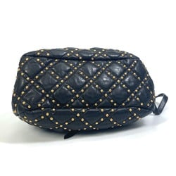 Miu Miu Quilted Bag 2WAY Shoulder Bag Crossbody Hand Bag Black GoldHardware