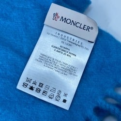 Moncler fringe Scarf blue