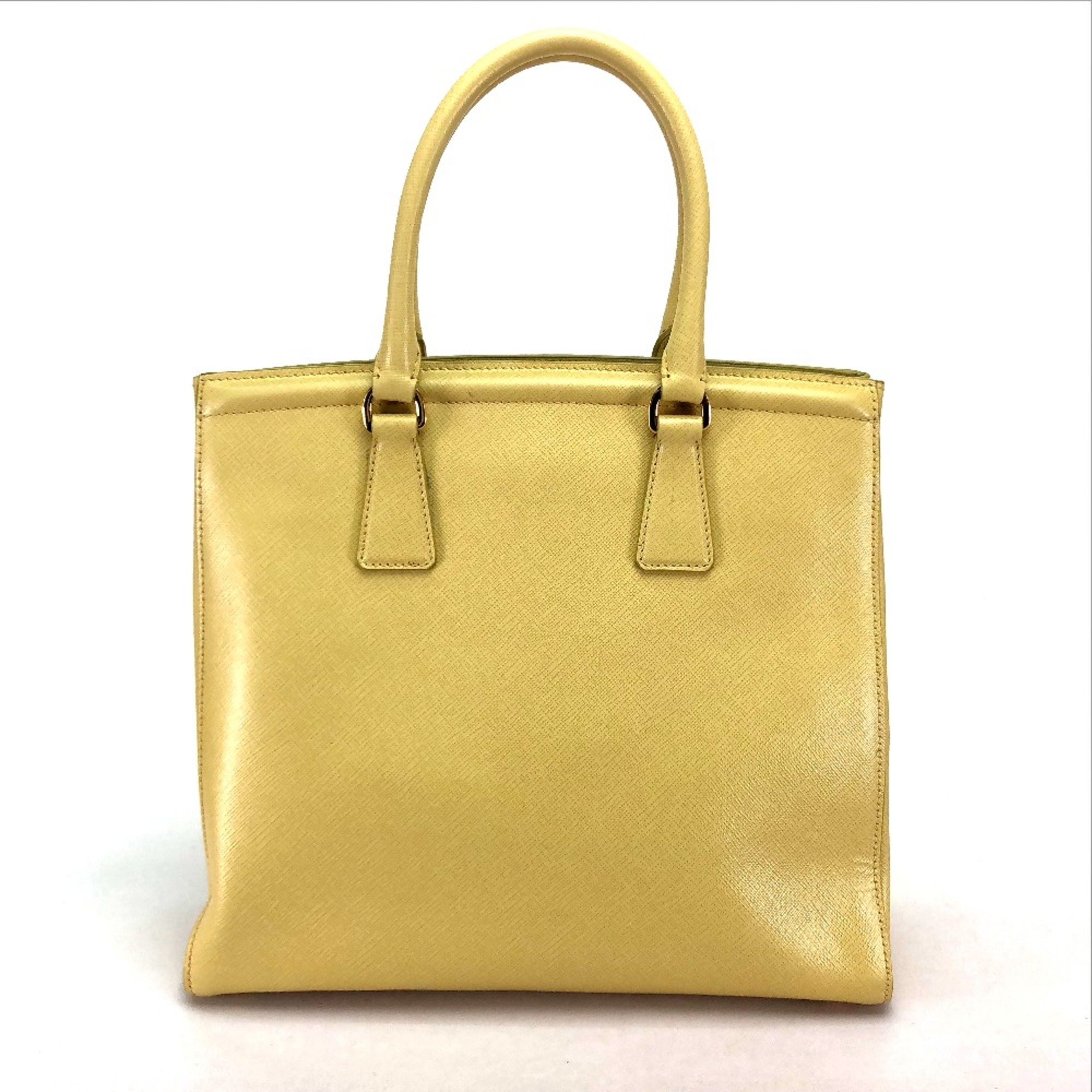 PRADA B2411M Bag 2WAY Hand Bag yellow